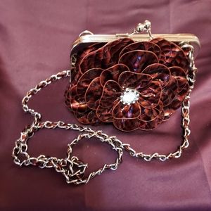 Dark Brown shoulder strap purse